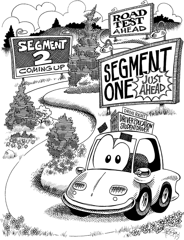 Student Driver Cartoon